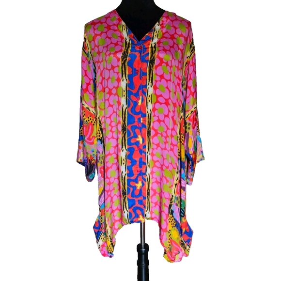 Antica Sartoria Dresses & Skirts - Antica Sartoria Cirque Vibrant Multicolor Kimono-One Size- NWOT